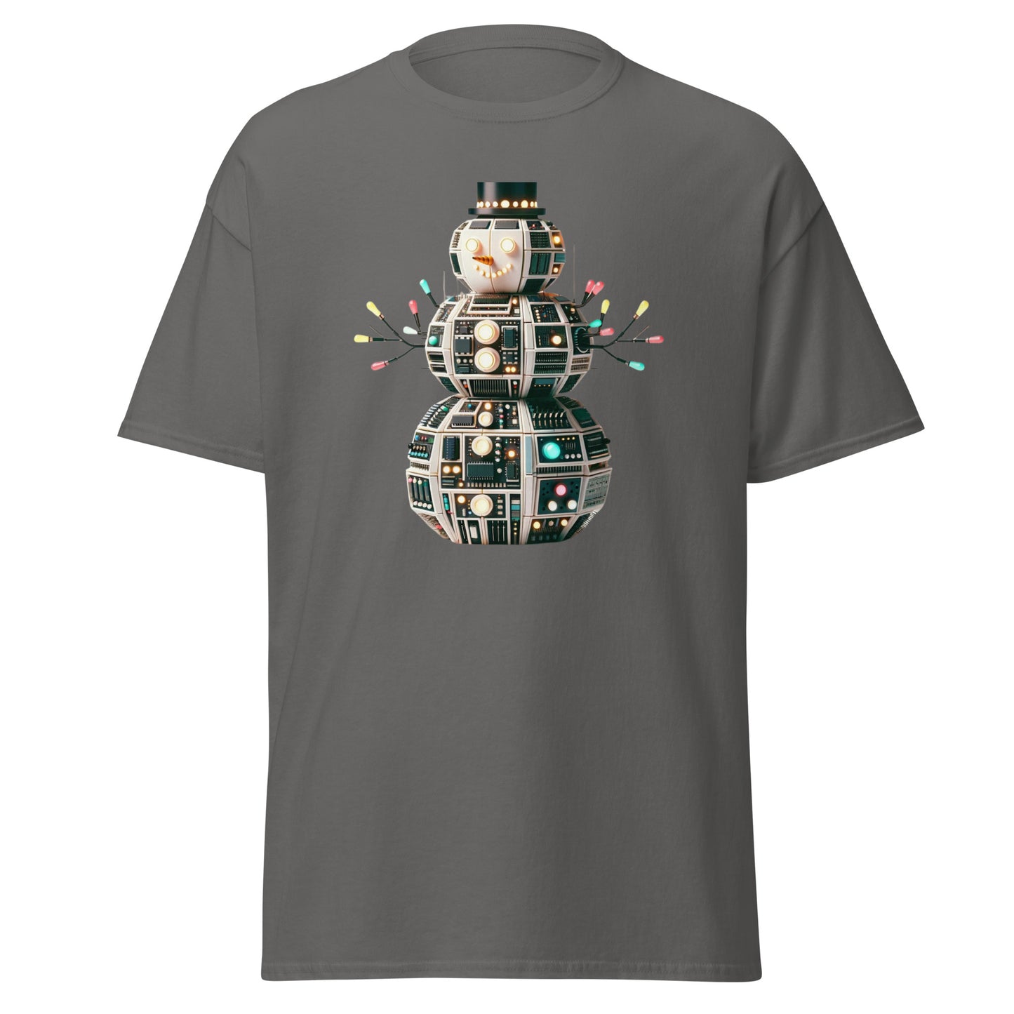 Snowman Droid Christmas Holiday Tee Shirt