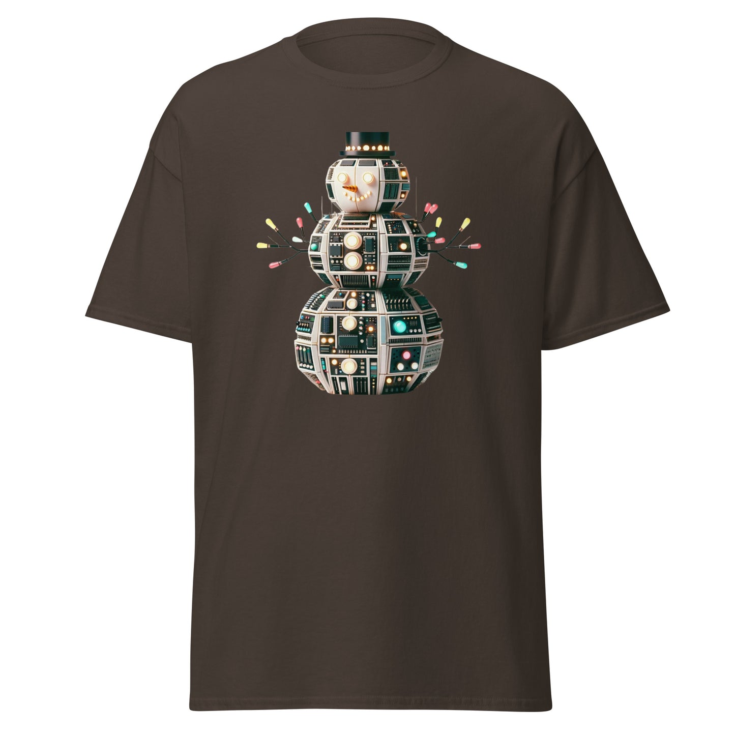 Snowman Droid Christmas Holiday Tee Shirt