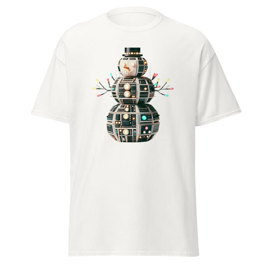 Snowman Droid Christmas Holiday Tee Shirt