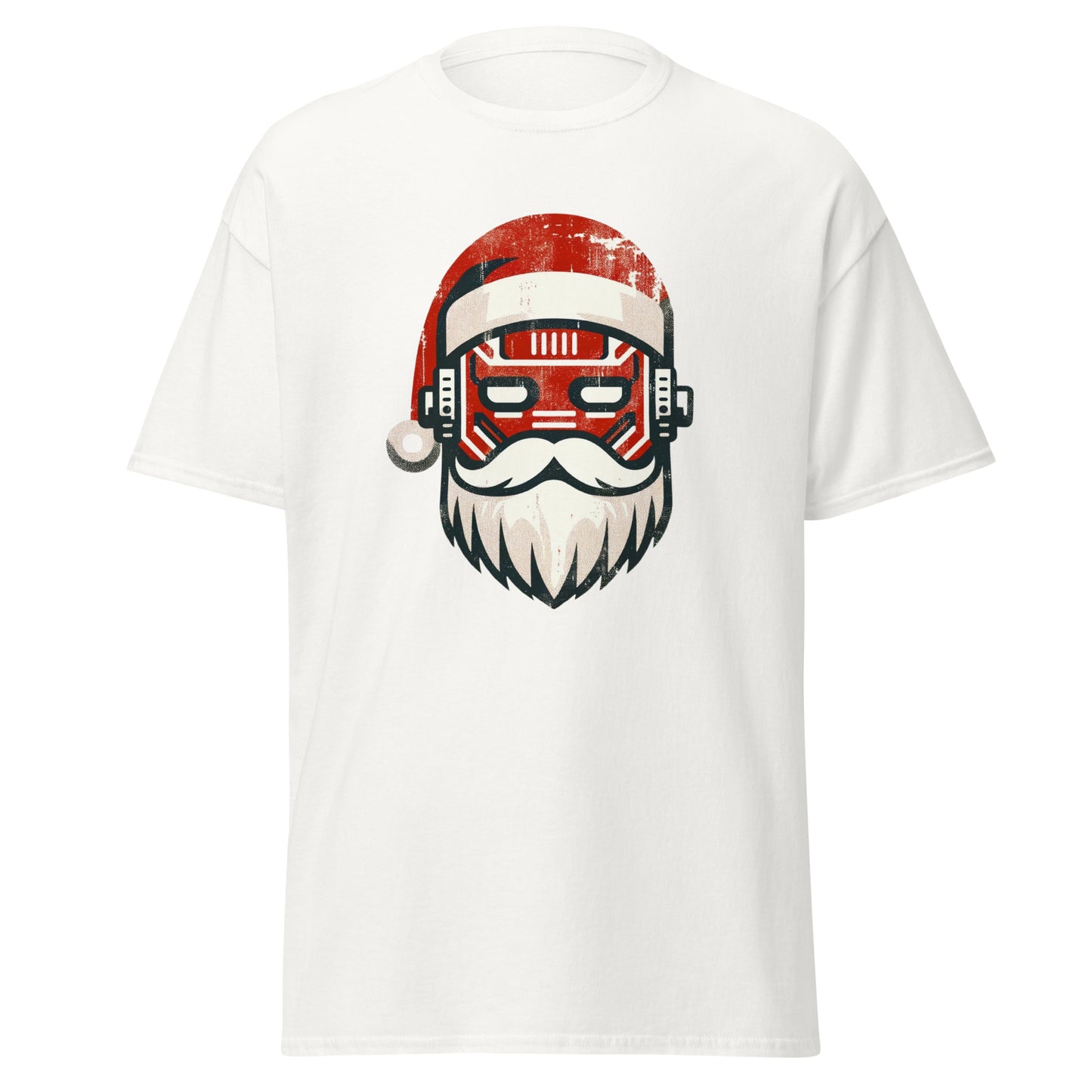 Santa Cyborg Men's Christmas tee