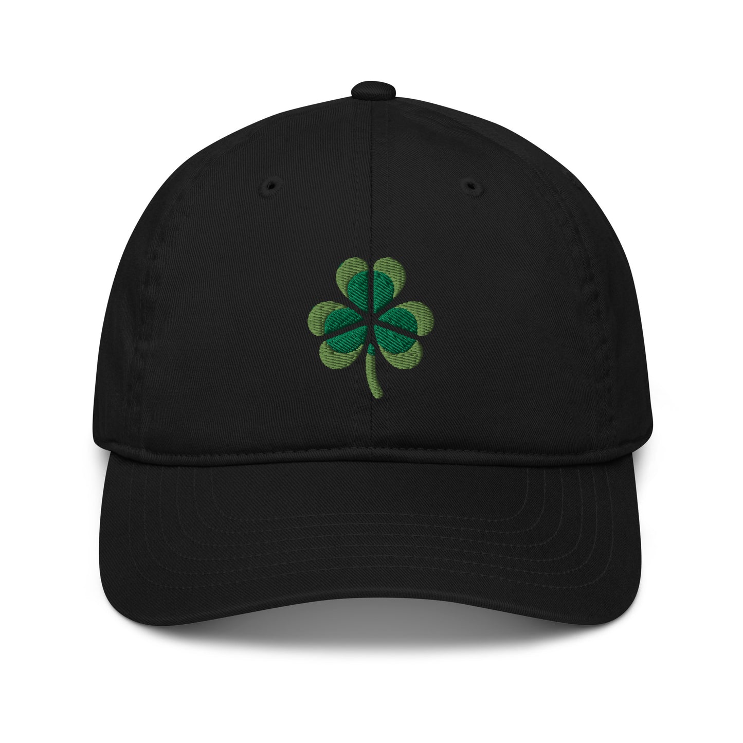 Green Clover Irish St. Patrick’s Day Organic dad hat