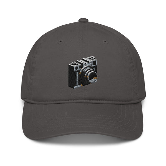 Retro Camera Organic dad hat