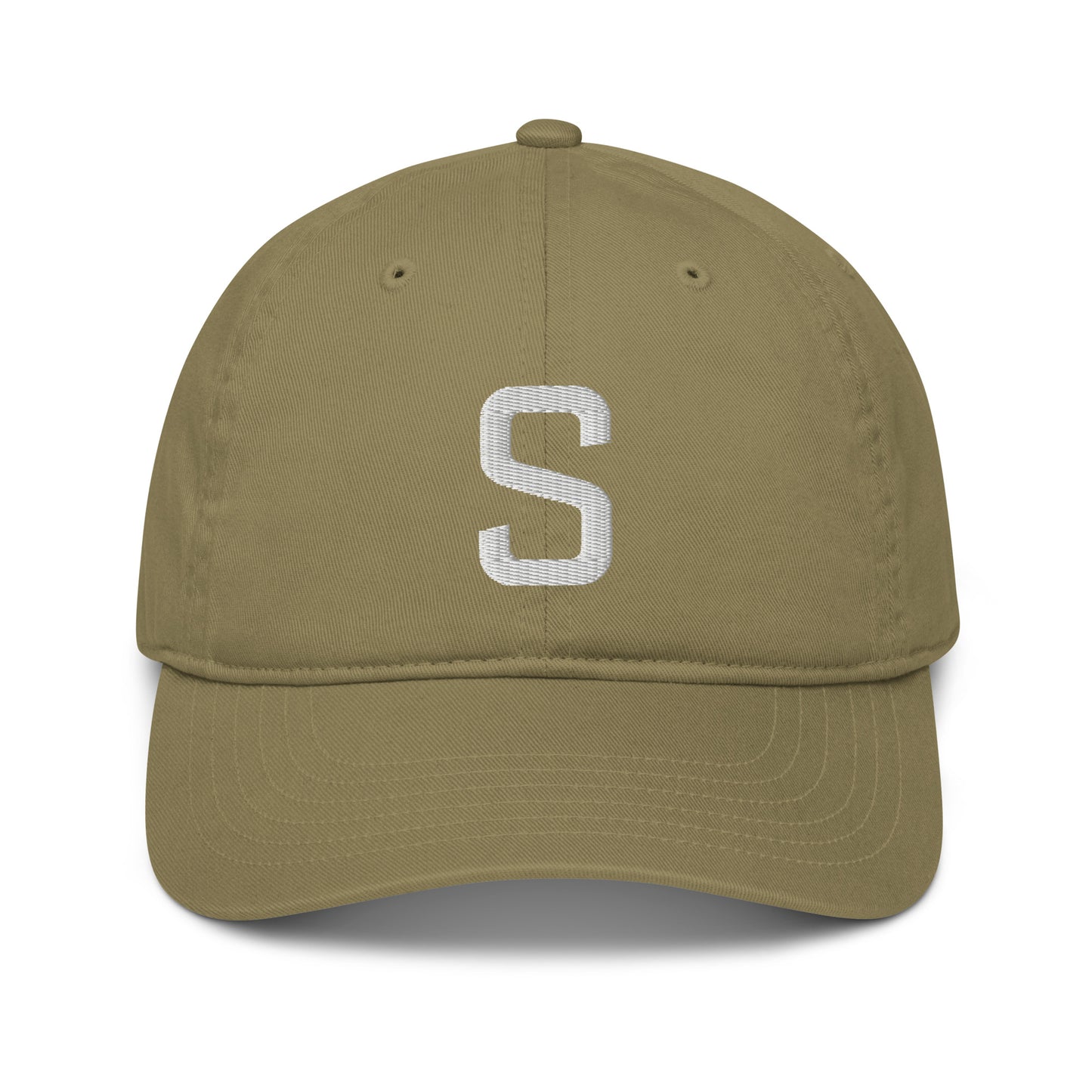 S-Letter Organic Dad Cap | Natural Urban Metropolis SnapBack
