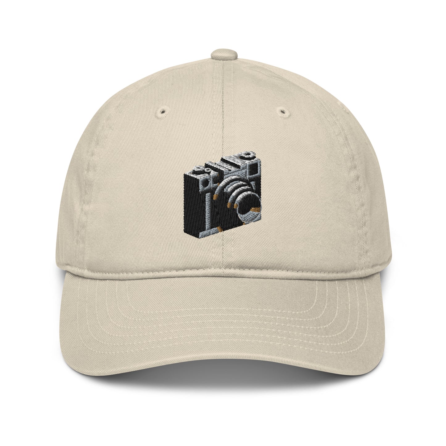 Retro Camera Organic dad hat