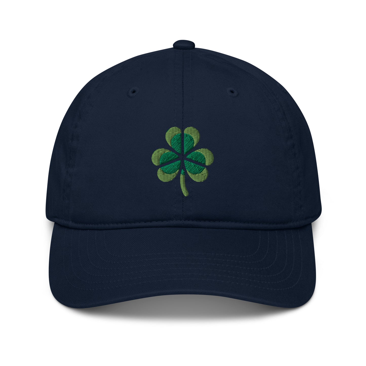 Green Clover Irish St. Patrick’s Day Organic dad hat