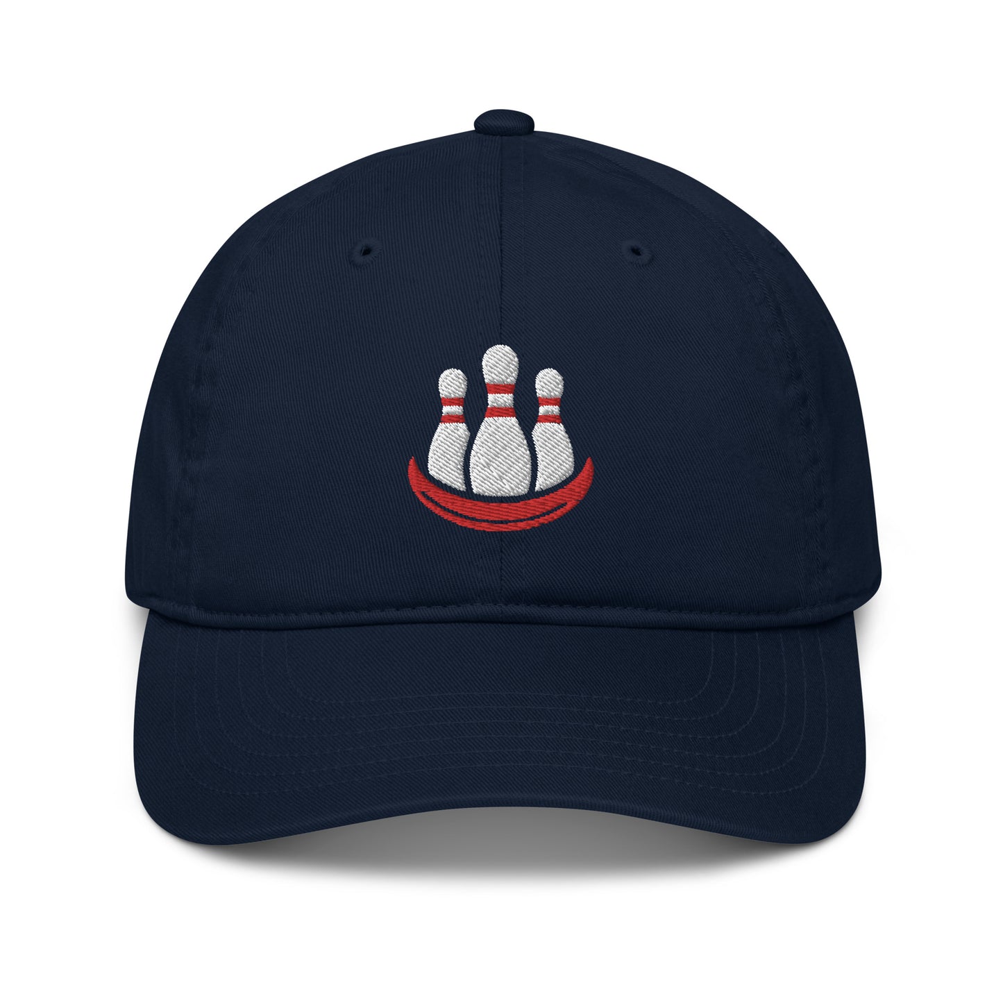 Bowling King Pin Organic dad hat