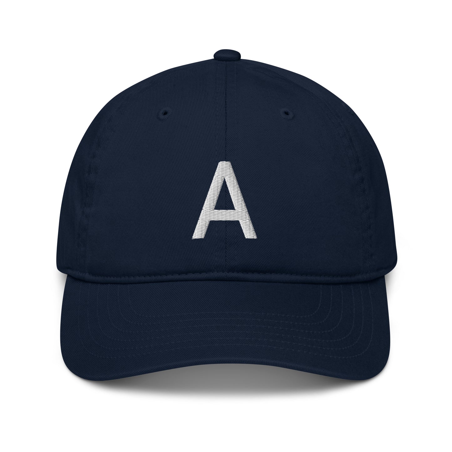 A-Letter Organic Dad Cap | Natural Urban Metropolis Black SnapBack