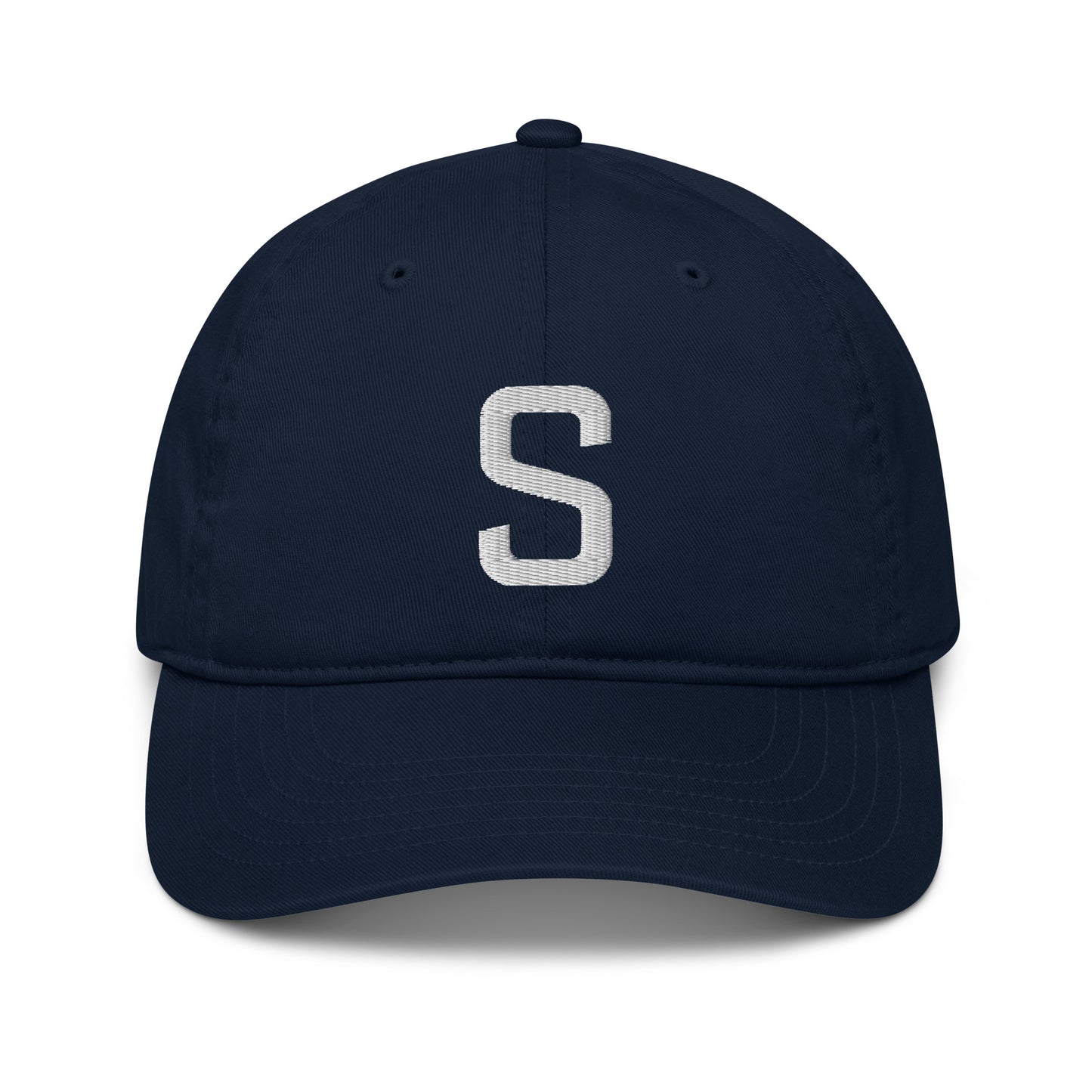 S-Letter Organic Dad Cap | Natural Urban Metropolis SnapBack