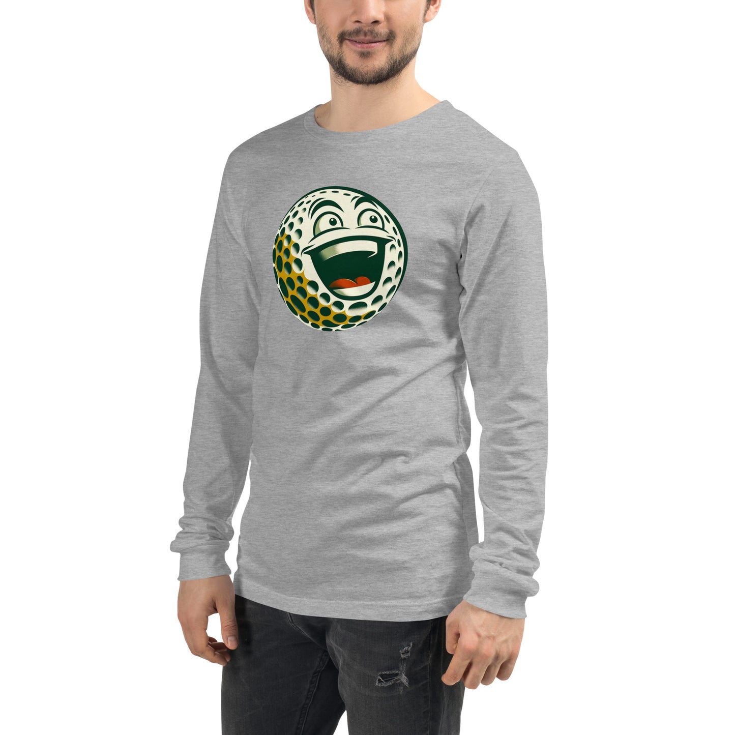 Overly Enthusiastic Golf Ball Unisex Long Sleeve Tee