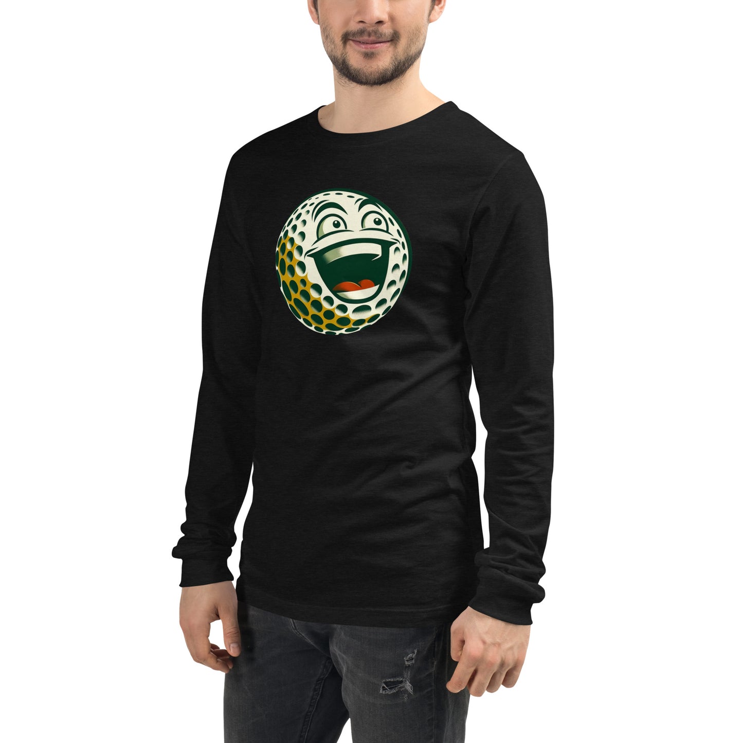 Overly Enthusiastic Golf Ball Unisex Long Sleeve Tee