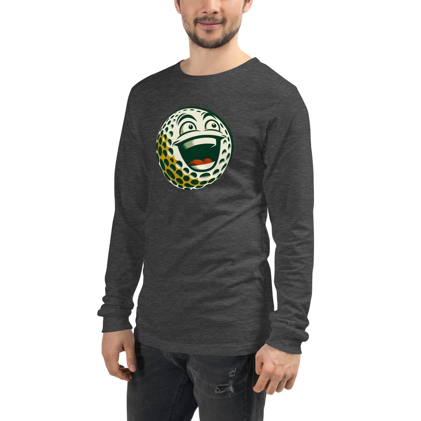 Overly Enthusiastic Golf Ball Unisex Long Sleeve Tee