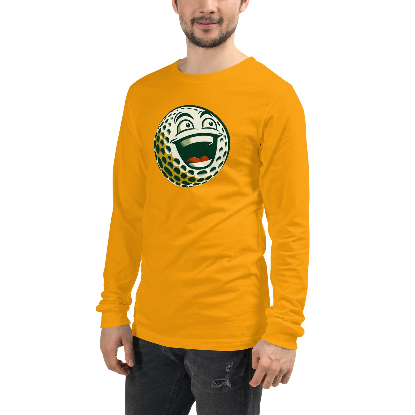 Overly Enthusiastic Golf Ball Unisex Long Sleeve Tee
