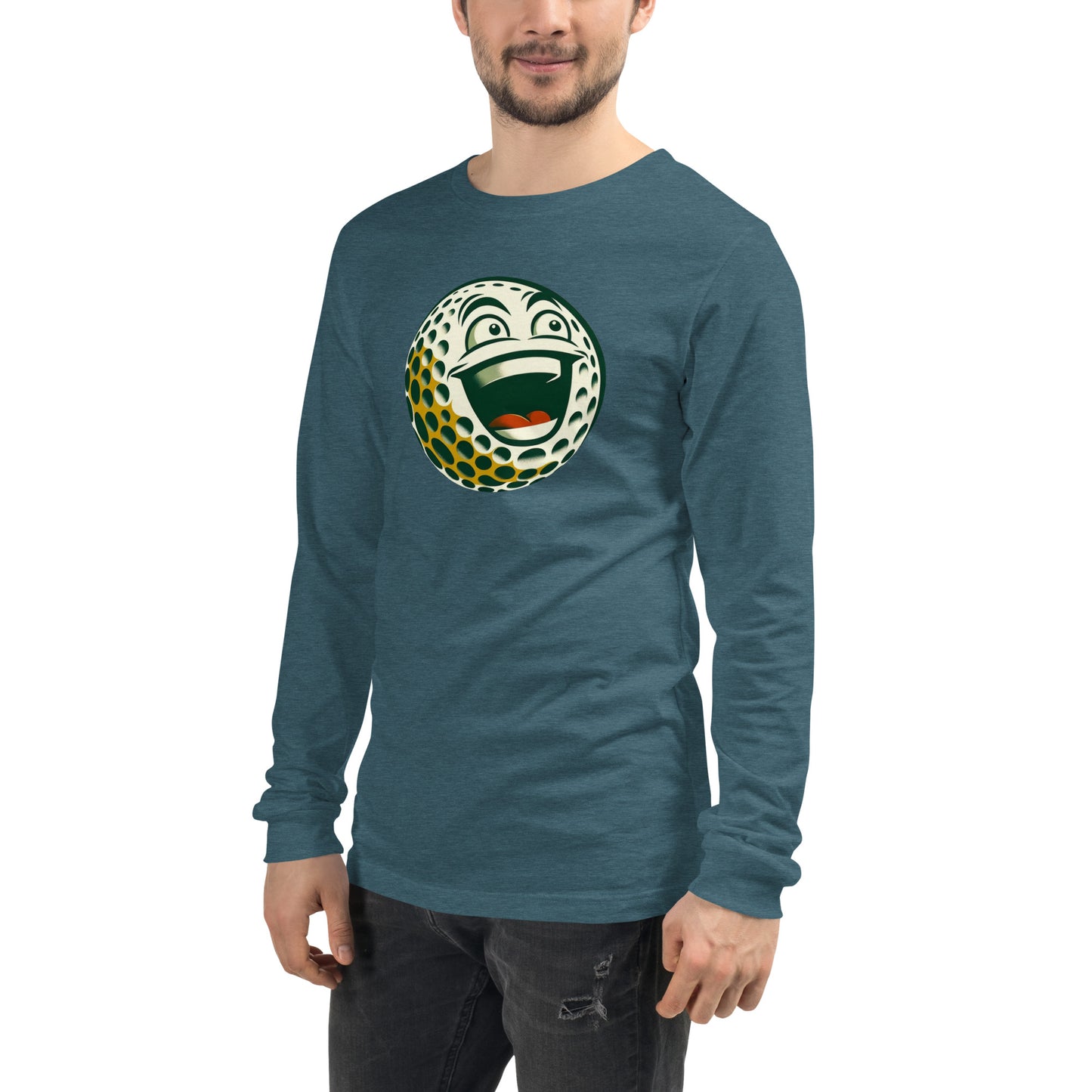 Overly Enthusiastic Golf Ball Unisex Long Sleeve Tee
