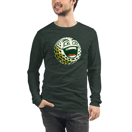 Overly Enthusiastic Golf Ball Unisex Long Sleeve Tee