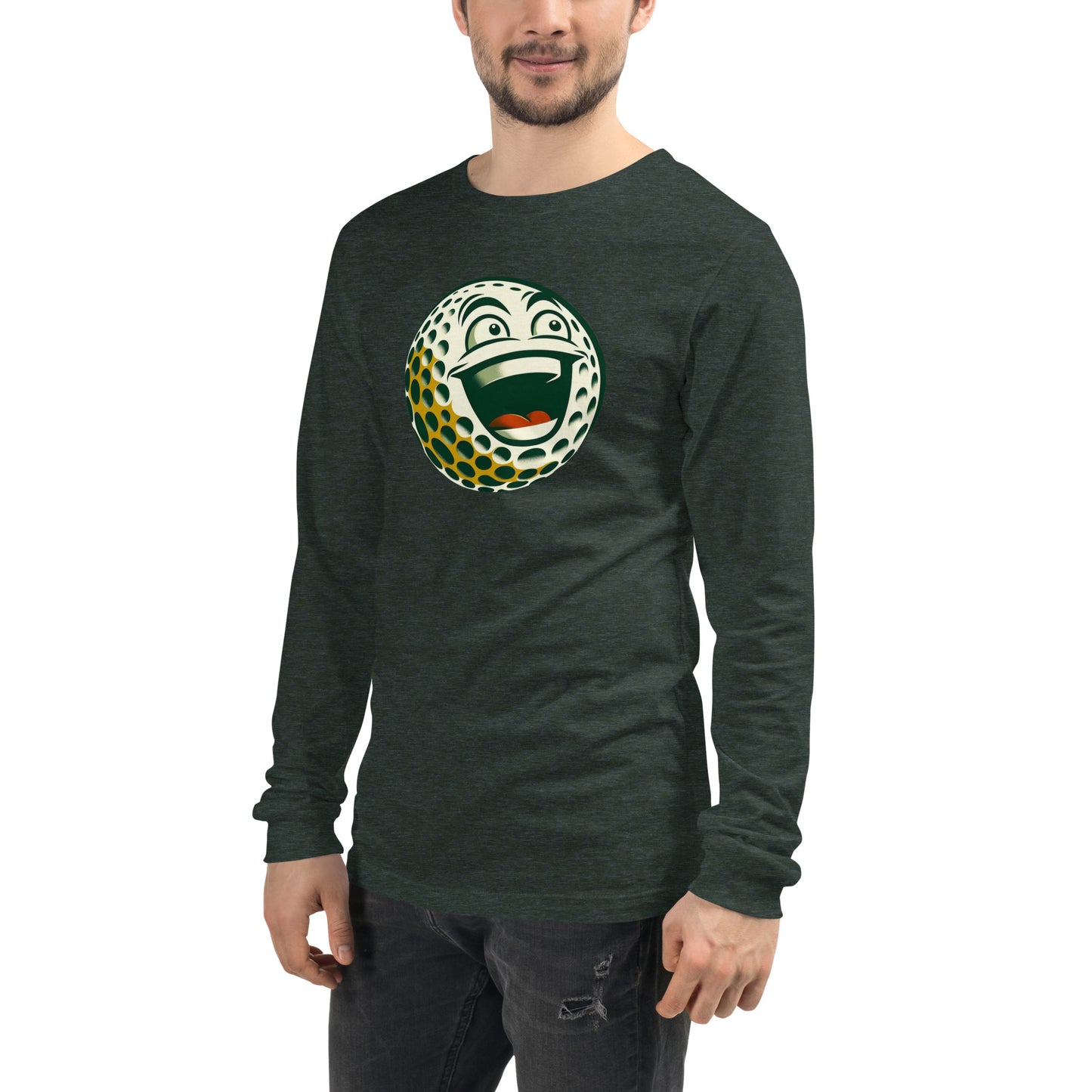 Overly Enthusiastic Golf Ball Unisex Long Sleeve Tee