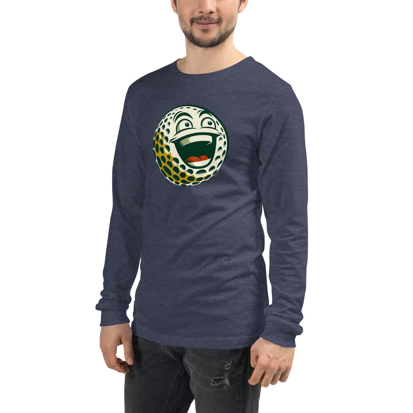 Overly Enthusiastic Golf Ball Unisex Long Sleeve Tee