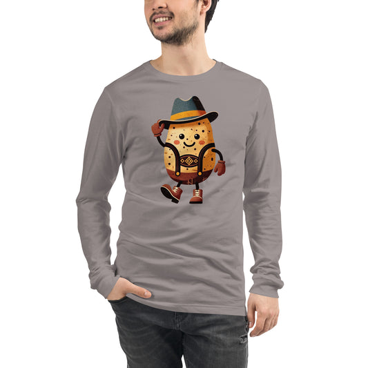 Oktoberfest German Potato Man Unisex Long Sleeve Tee