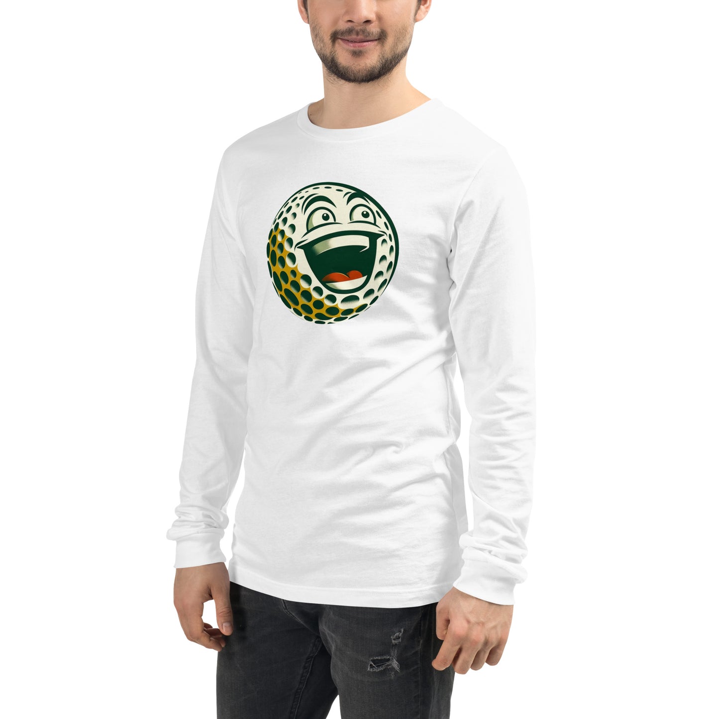 Overly Enthusiastic Golf Ball Unisex Long Sleeve Tee