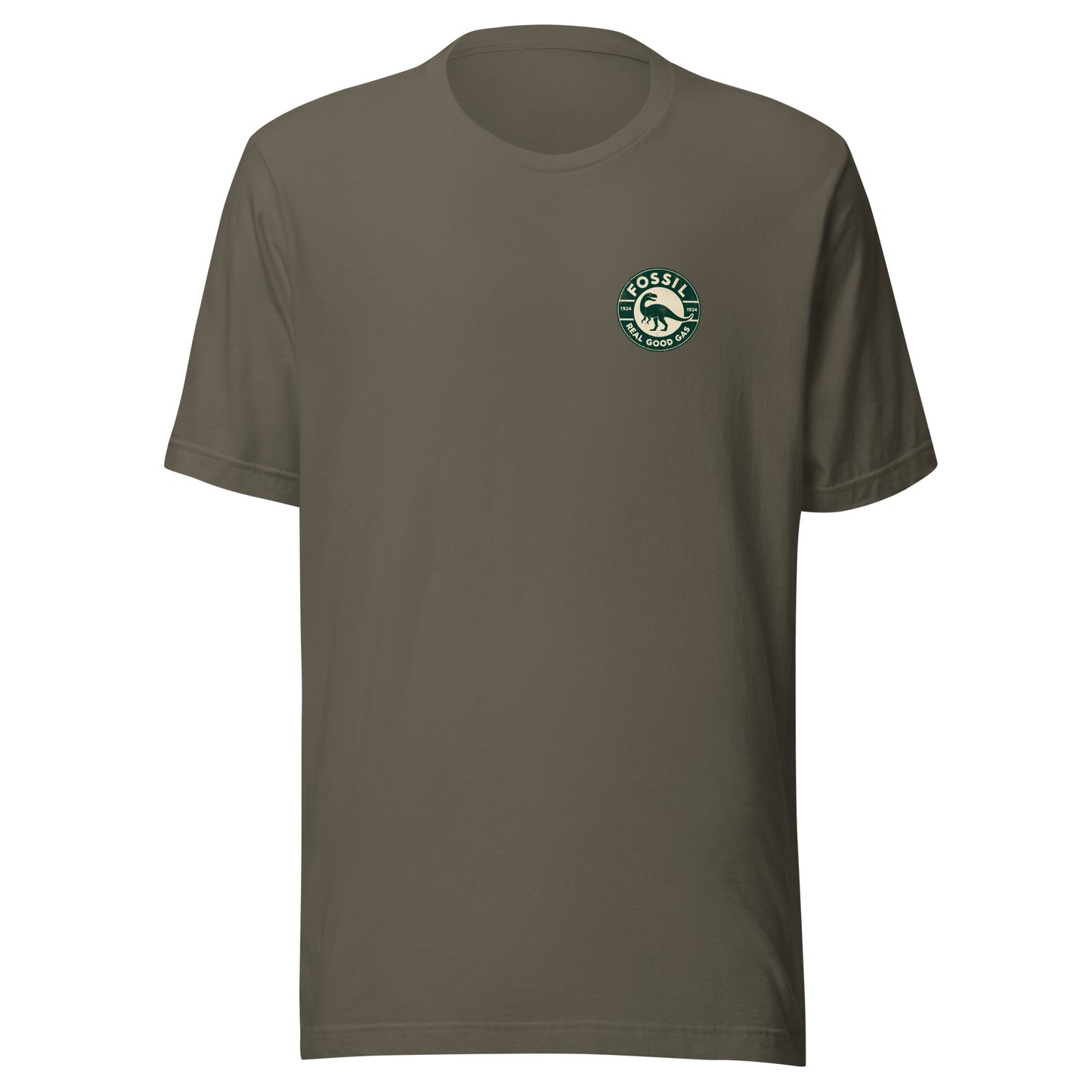 Fossil Gasoline Real Good Gas - Dinosaur Unisex t-shirt