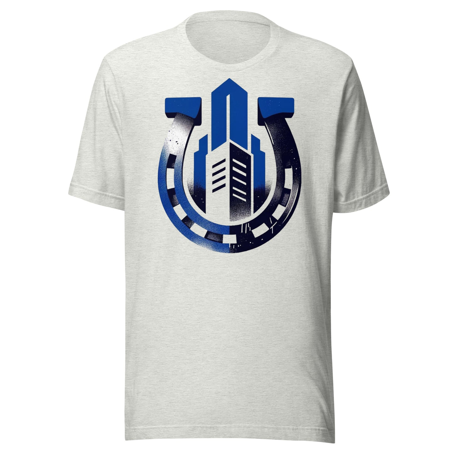 Indianapolis Gridiron: Horseshoe Skyline - Retro Football Tapestry Series Unisex t-shirt