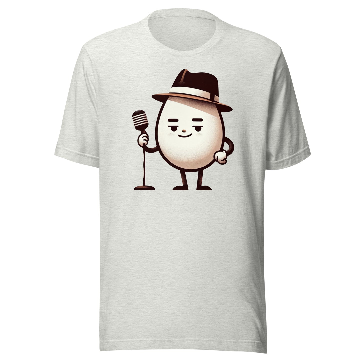 All the Yolks: Cool Egg Comedian with Microphone Unisex Tee