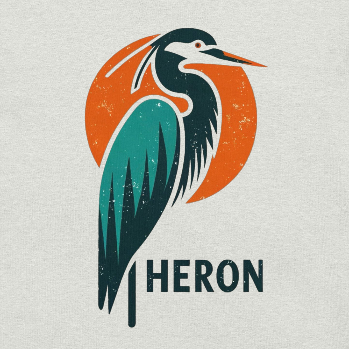 Blue Heron Minimalist Unisex t-shirt