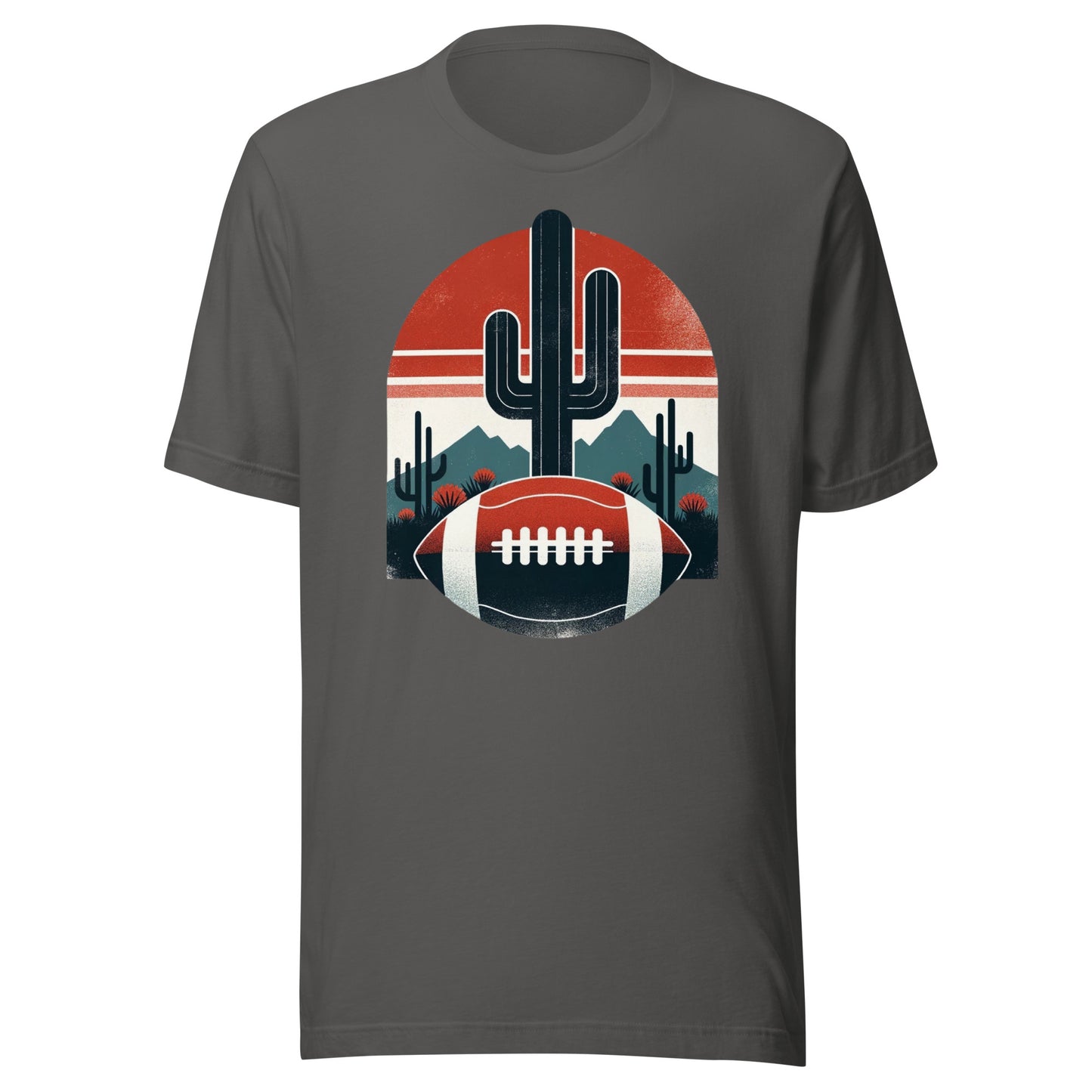 Arizona Gridiron: Desert Dynamos - Retro Football Tapestry Series Unisex t-shirt