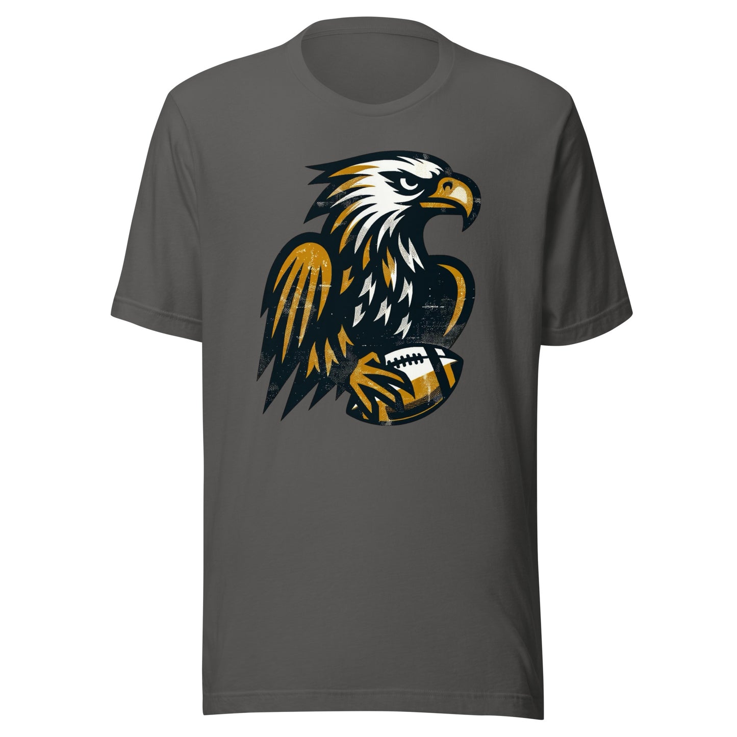 Iowa City Hawk Rustic Football Gridiron Gear Unisex Tee