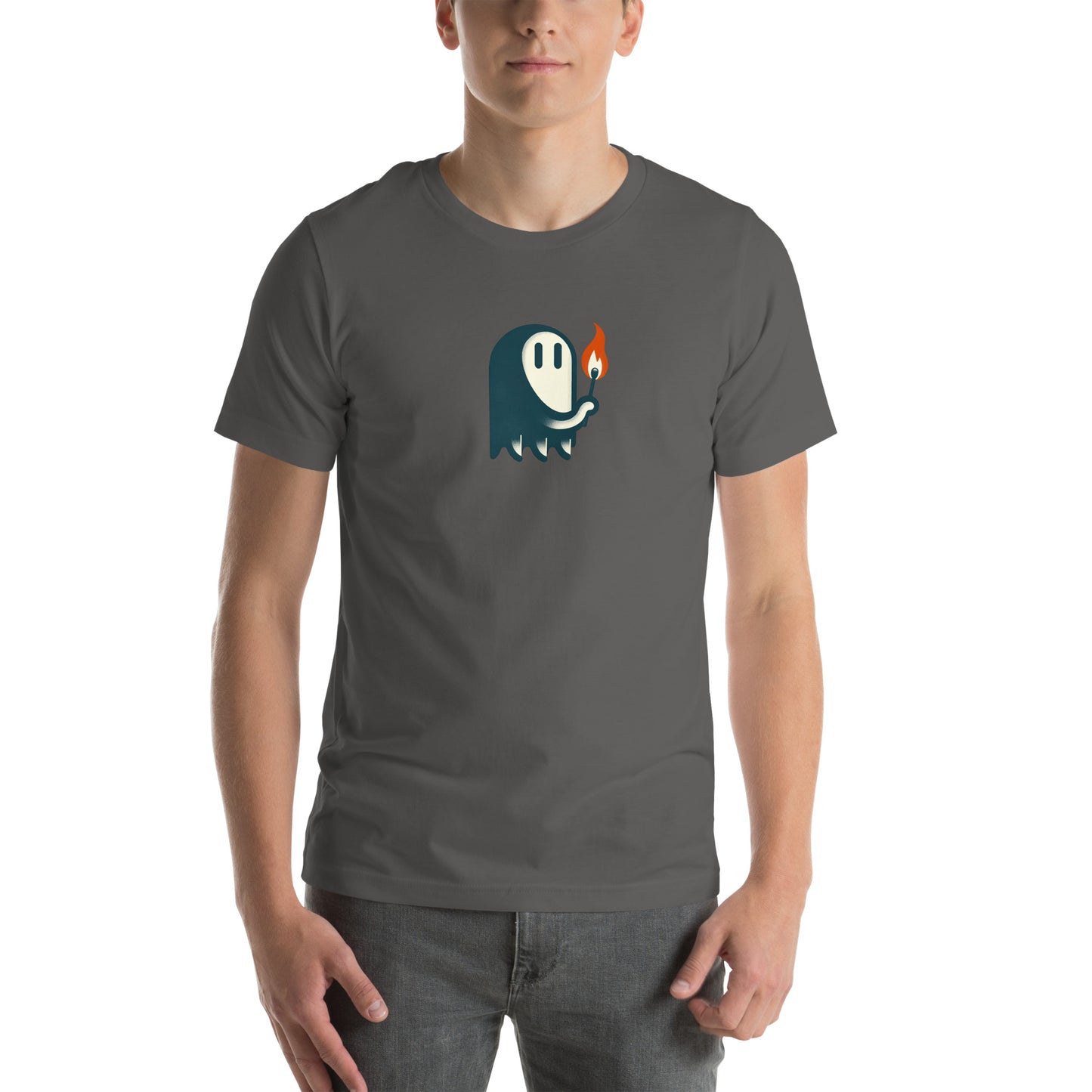 Fire Bug Ghost with Match Graphic Unisex t-shirt
