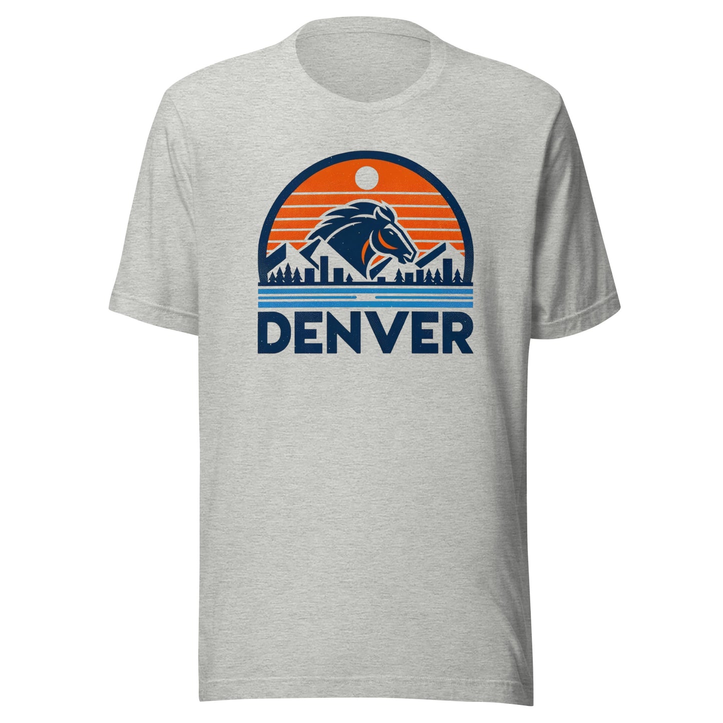 Denver Gridiron: Riding Momentum - Retro Football Tapestry Series Unisex t-shirt