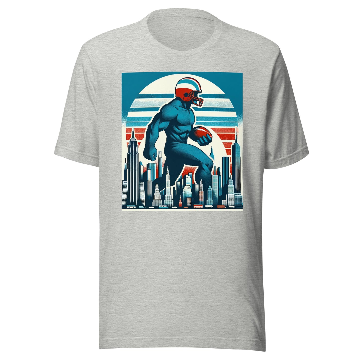 New York Gridiron: Metropolis Guardian - Retro Football Tapestry Series Unisex t-shirt