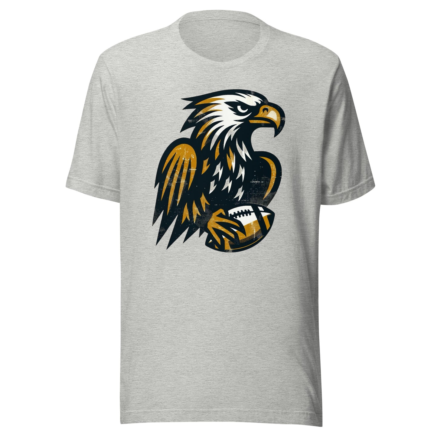Iowa City Hawk Rustic Football Gridiron Gear Unisex Tee
