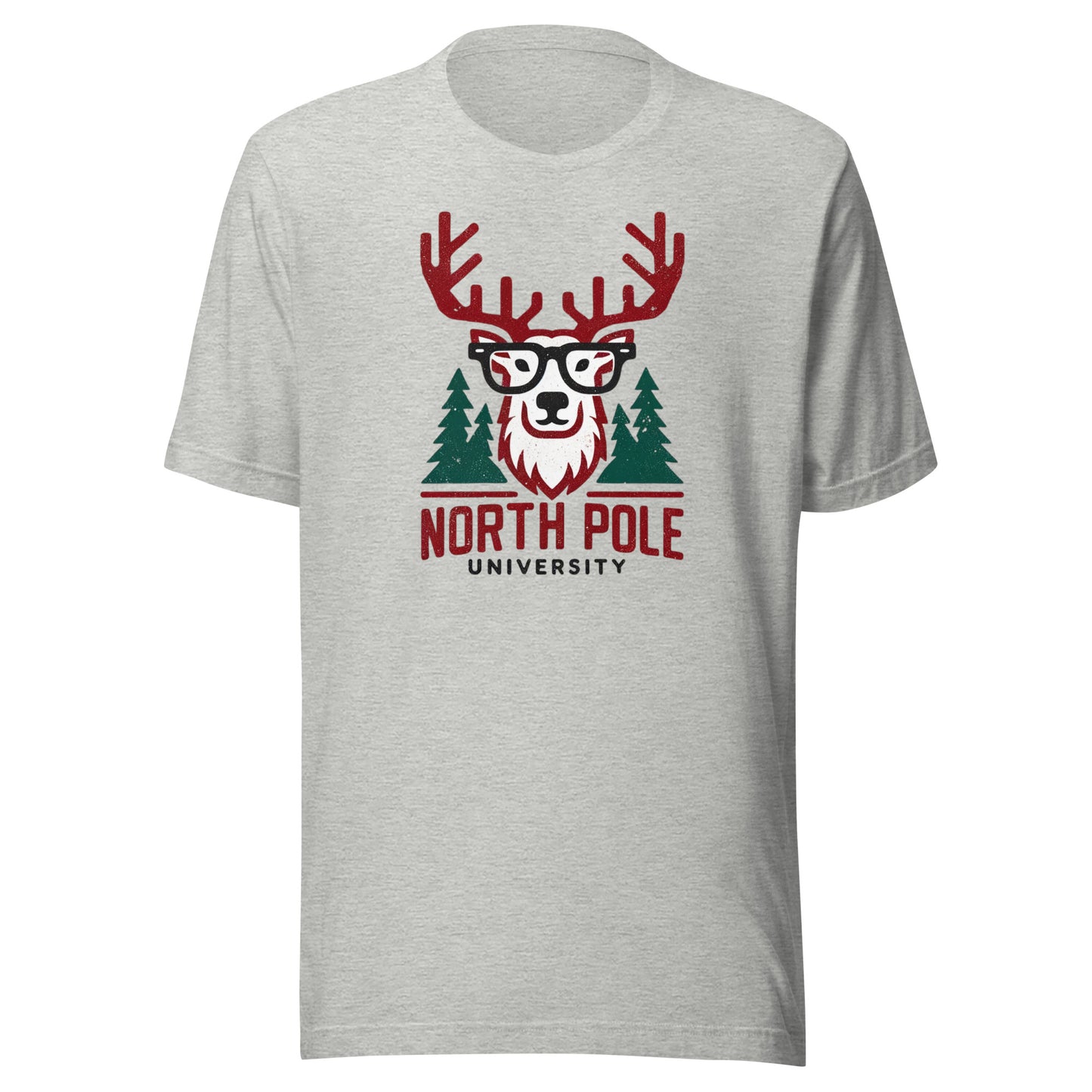 Christmas Holiday Geek: The Reindeer University of the North Pole Unisex t-shirt