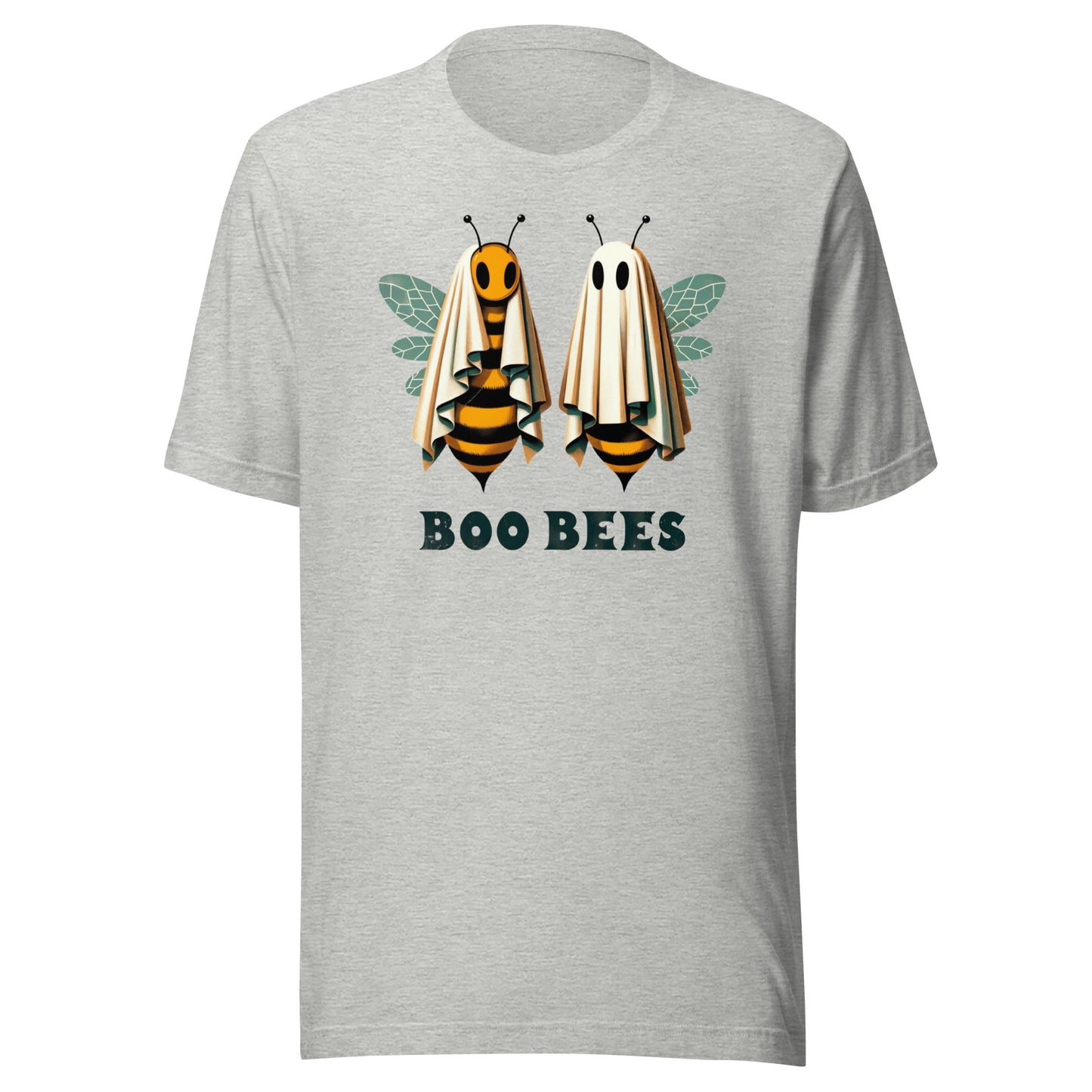Boo Bees Halloween Ghost-Themed Graphic Unisex Tee