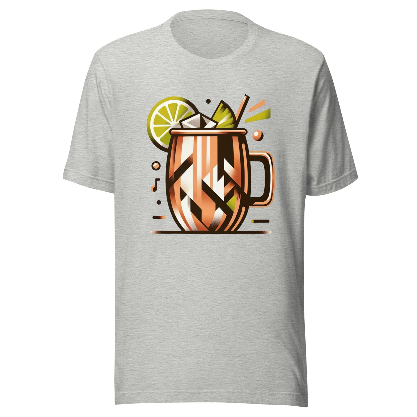 Moscow Mule ‘Full Send Saturday’ Mid-Century Modern Drinks Series Unisex t-shirt