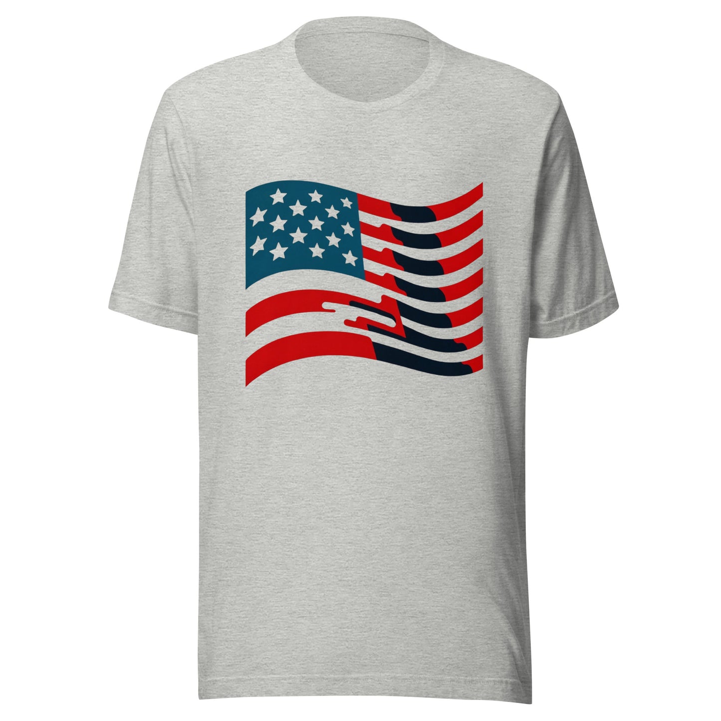 American Flag USA Minimalist Unisex t-shirt