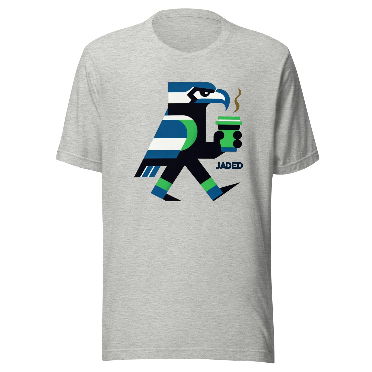 Coffee-Sipping Sea Hawk "Jaded" Graphic Tee - Unisex t-shirt