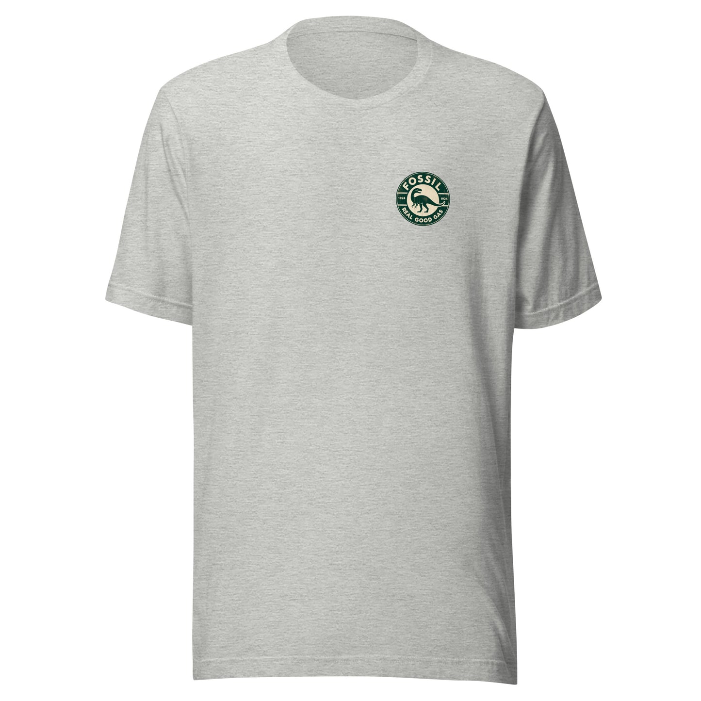Fossil Gasoline Real Good Gas - Dinosaur Unisex t-shirt