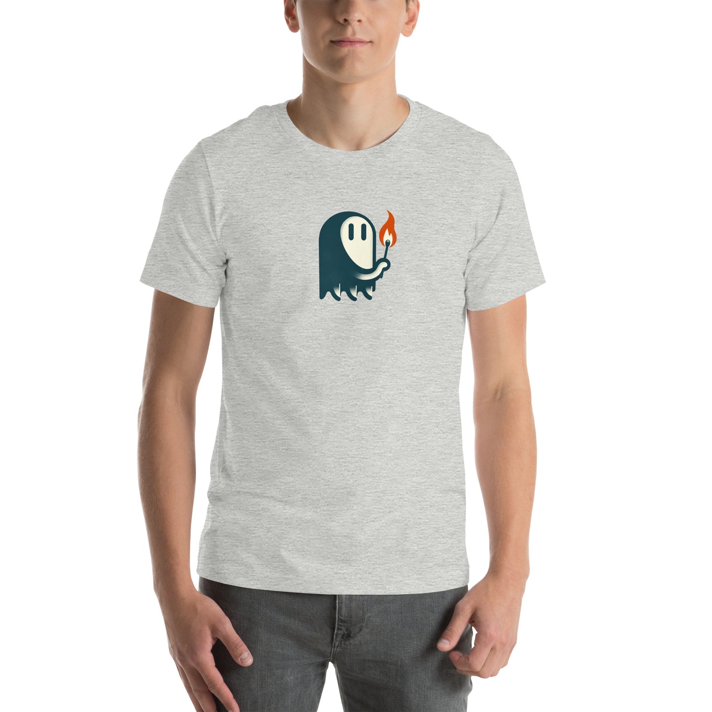 Fire Bug Ghost with Match Graphic Unisex t-shirt