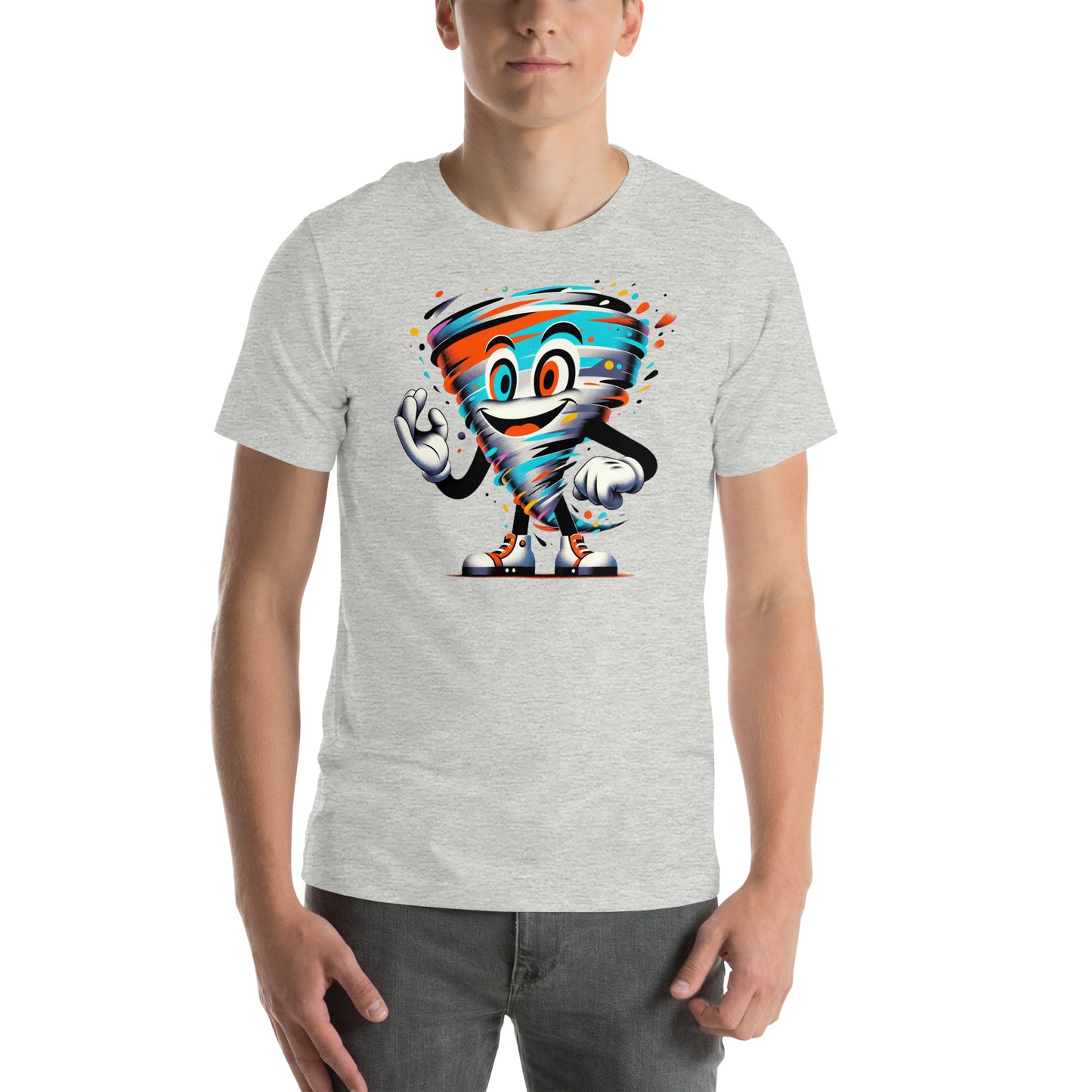 Twisty Tornado Colorful Weather Ahead - Unisex t-shirt