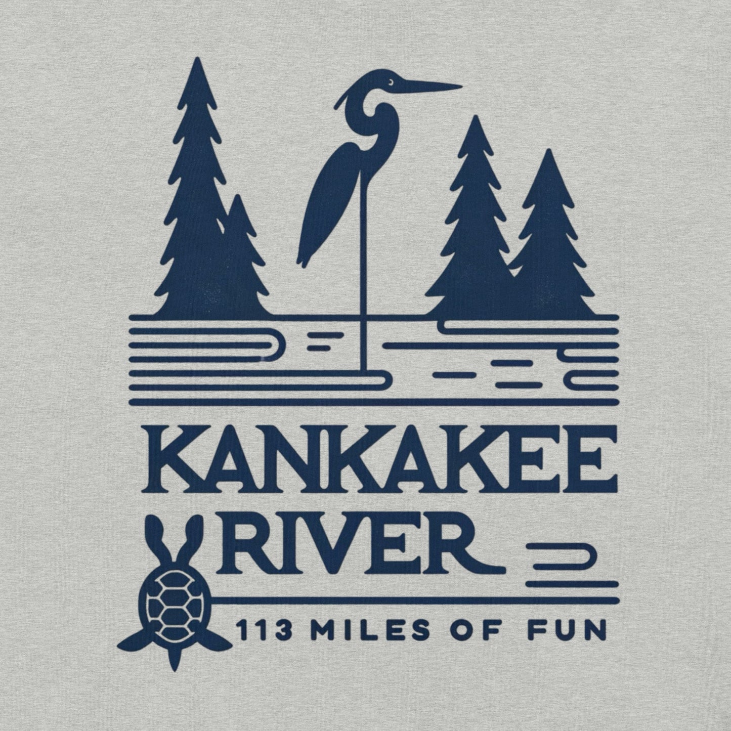 Kankakee River - 113 Miles of Fun Unisex t-shirt