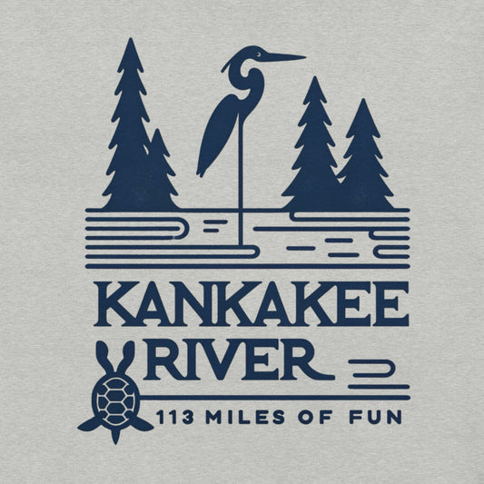 Kankakee River - 113 Miles of Fun Unisex t-shirt