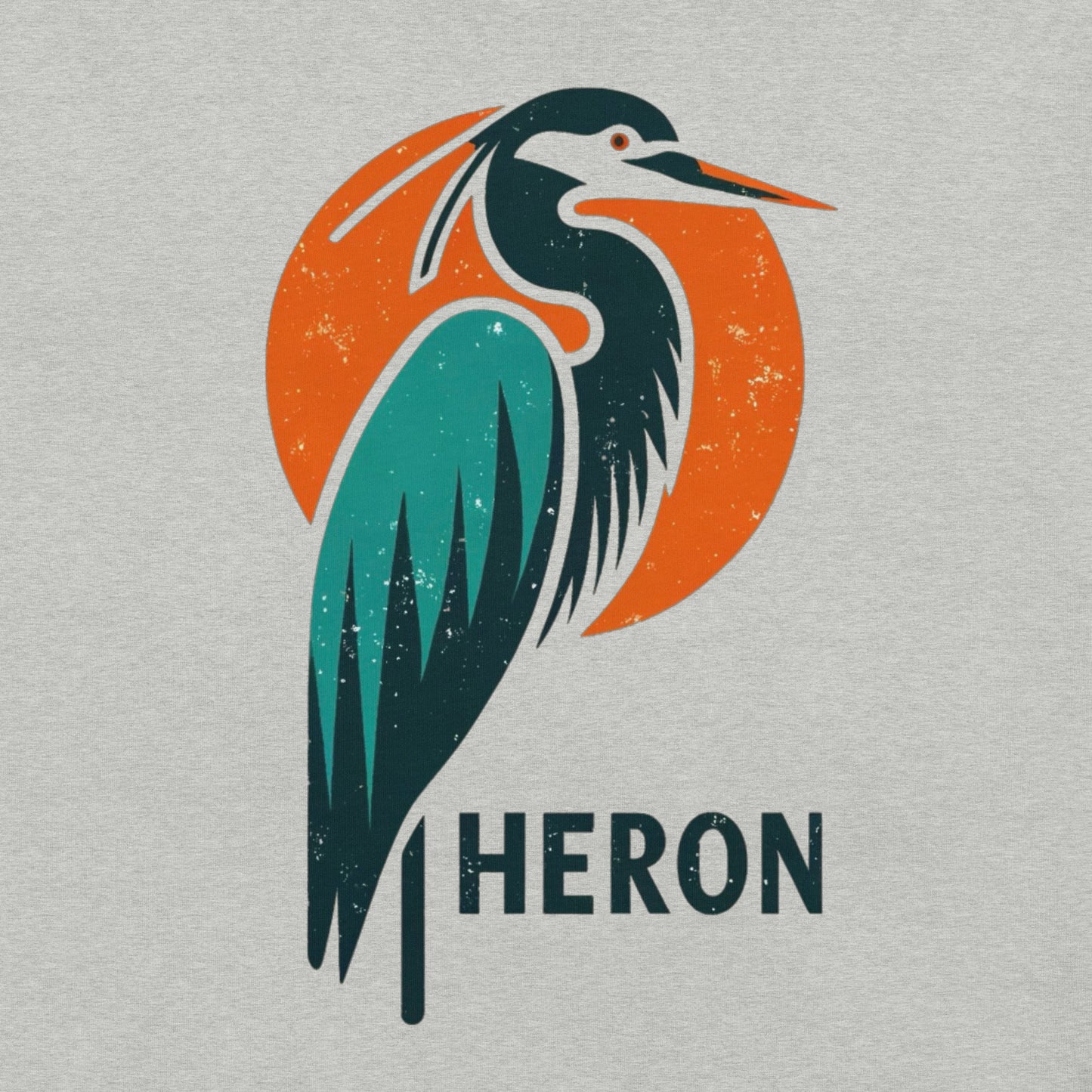 Blue Heron Minimalist Unisex t-shirt