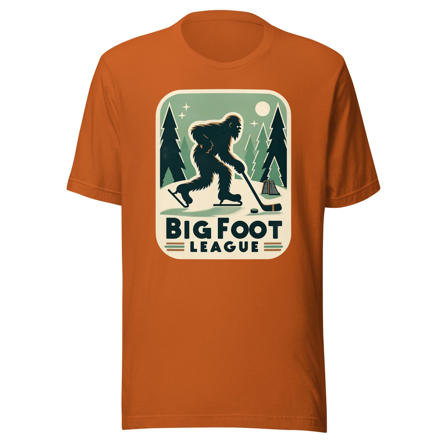Bigfoot League Hockey Unisex t-shirt