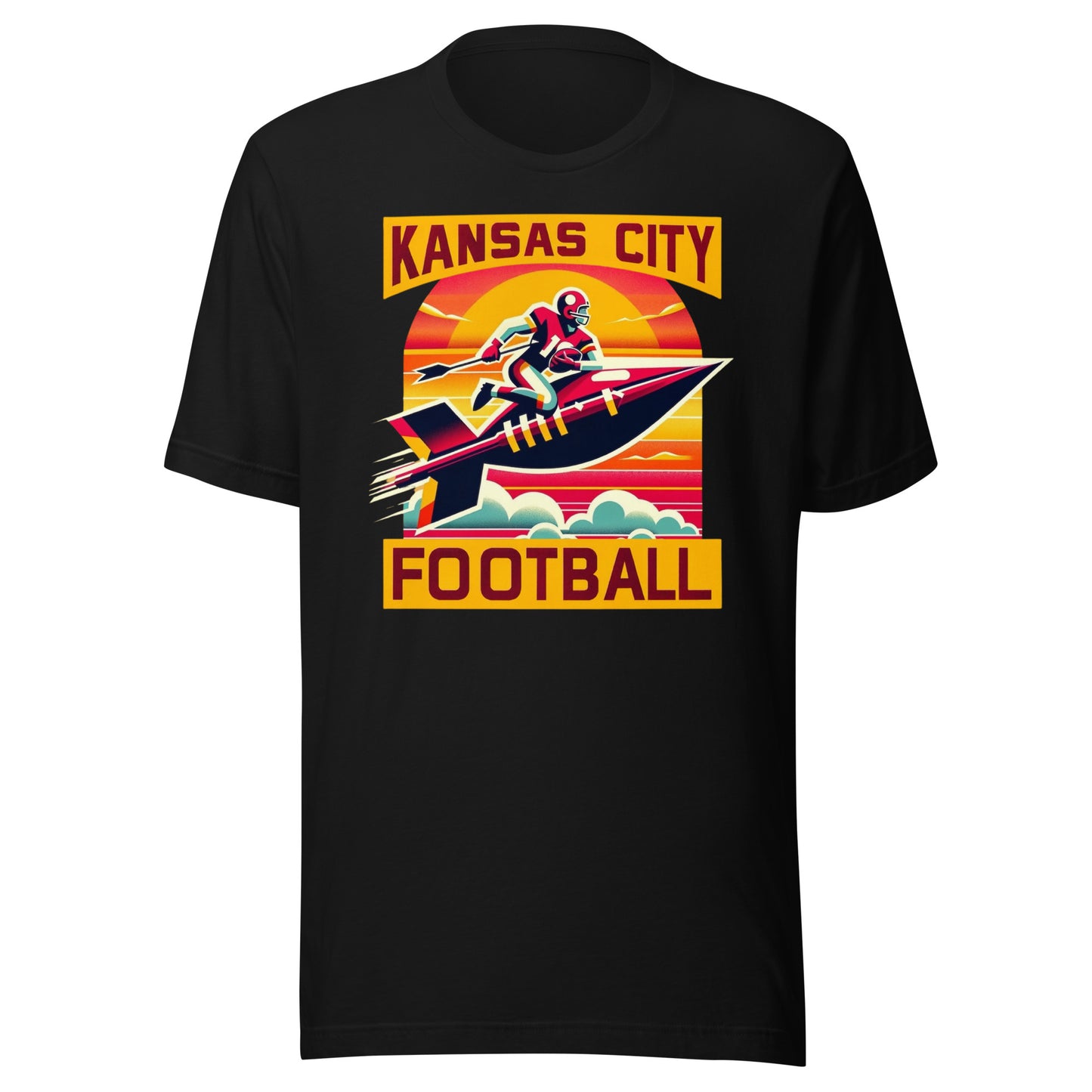 Kansas City Football Rocketman Unisex t-shirt