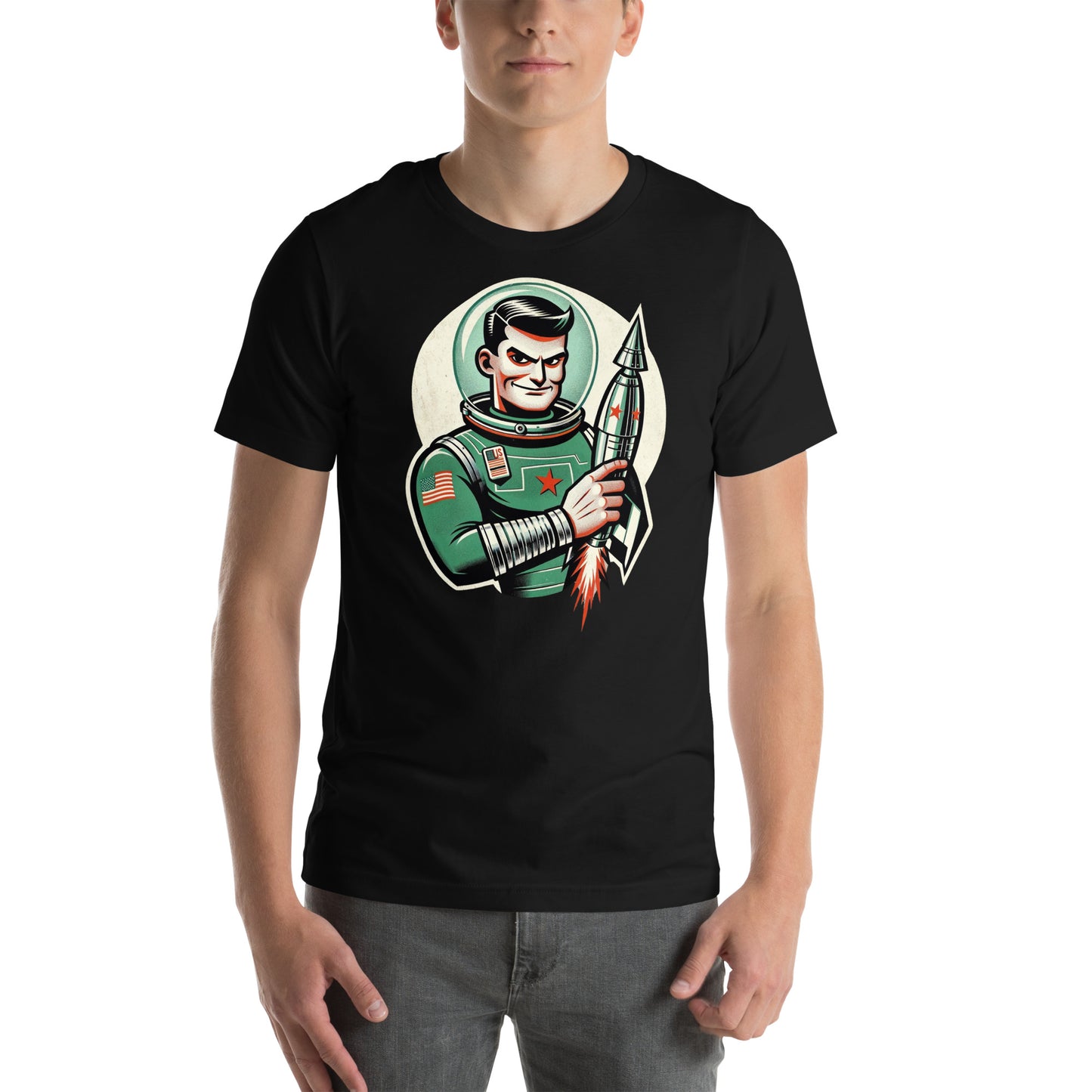 Astro Americana: Race to the Stars Unisex t-shirt