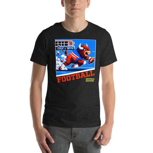 Buffalo Video Game Football Bison Graphic Unisex t-shirt