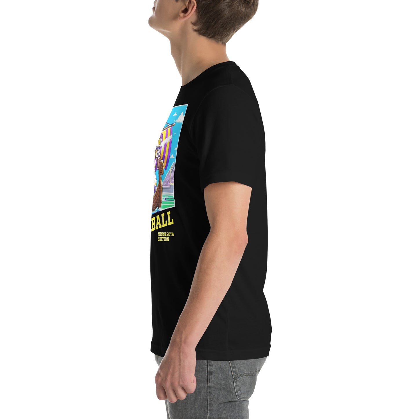 Minnesota Video Game Football Exploration Graphic Unisex t-shirt