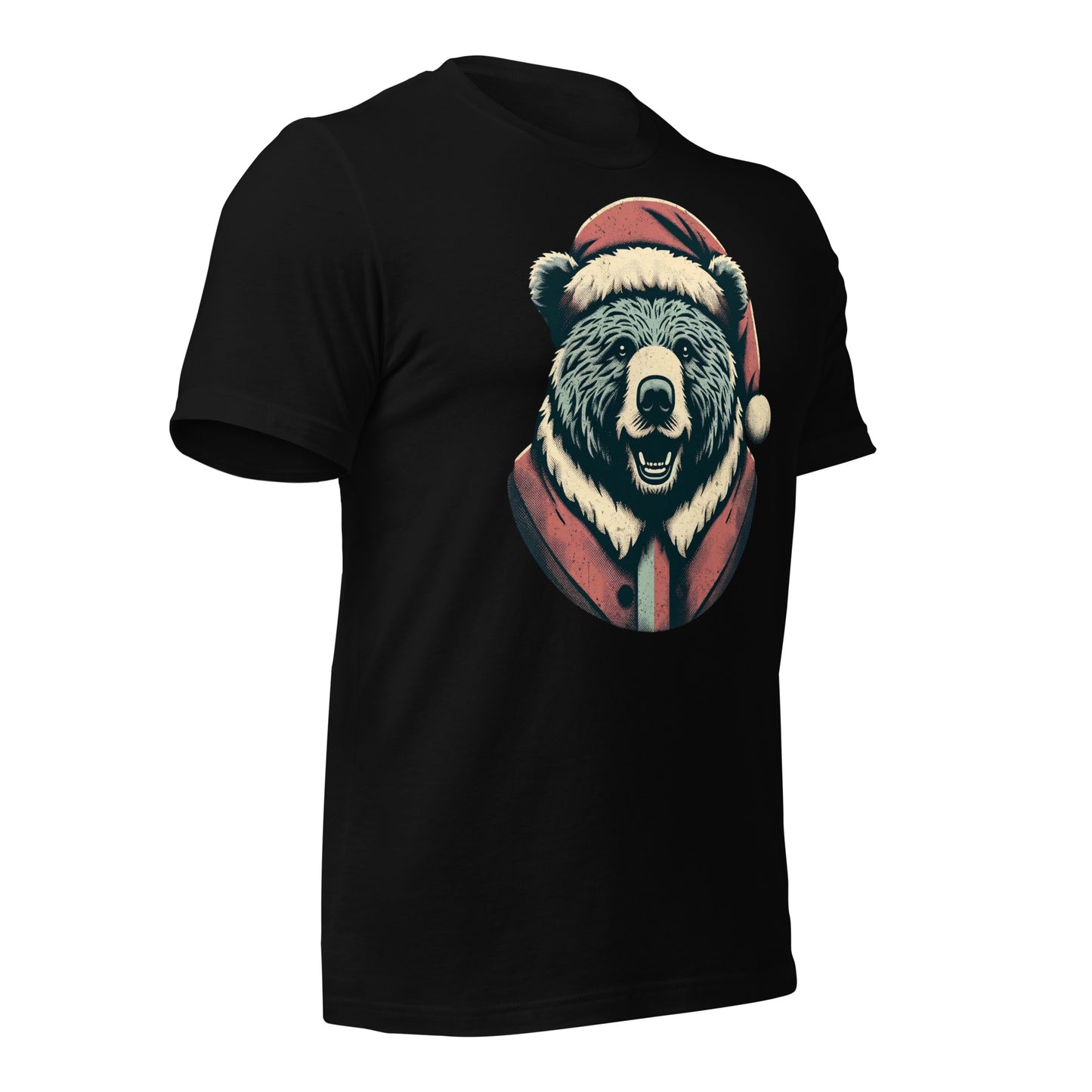 Bear-ly Merry: Rustic Christmas Retreat with Santa's Fuzziest Helpers Unisex t-shirt