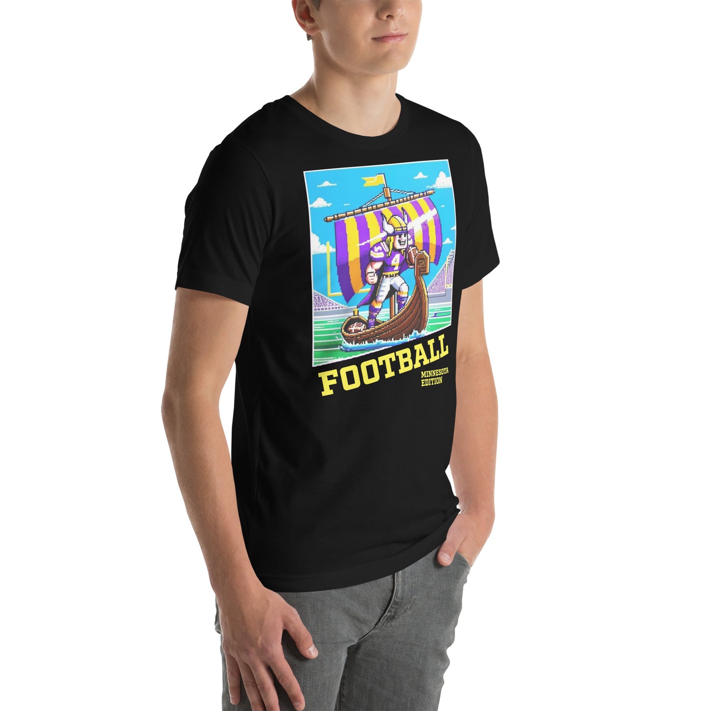 Minnesota Video Game Football Exploration Graphic Unisex t-shirt